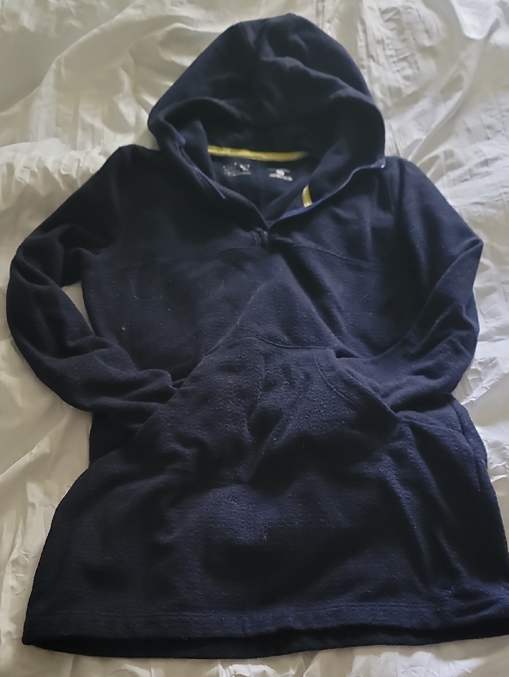 Women's Navy Hooded Pullover Sweater